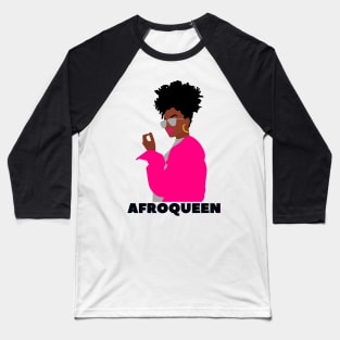 Afroqueen, Afro american Baseball T-Shirt